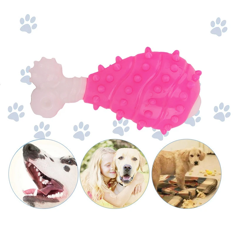 Dog Teething Toy Interactive Bite Proof Chewing Toy Drumstick Shape Puppy Teeth Cleaning Toy Dog Bite Training Toys Dorakitten
Dog Teething Toy Interactive Bite Proof Chewing Toy Drumstick Shape Puppy Teeth Cleaning Toy Dog Bite Training Toys Dorakitten