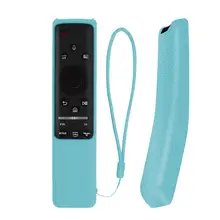 BN59-01312B Silicone Cover Fit for Samsung TV Voice Remote Control Case BN59-01312H BN59-01312F BN59-01312M RMCSPR1B Shockproof