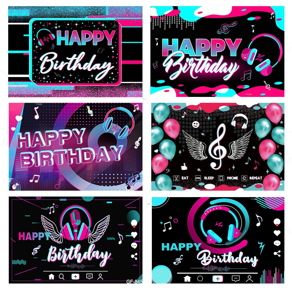 Audio Dynamic Music Headset Musical Note Backdrop Girl Birthday Party Decoration Newborn Custom Photo Background Photography
Audio Dynamic Music Headset Musical Note Backdrop Girl Birthday Party Decoration Newborn Custom Photo Background Photography