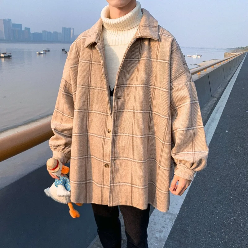 Jacket Male 2021 Spring Autumn Korean Version Trend Wild Ins Tide Port Style Woolen Windbreaker Jacket Men
Jacket Male 2021 Spring Autumn Korean Version Trend Wild Ins Tide Port Style Woolen Windbreaker Jacket Men