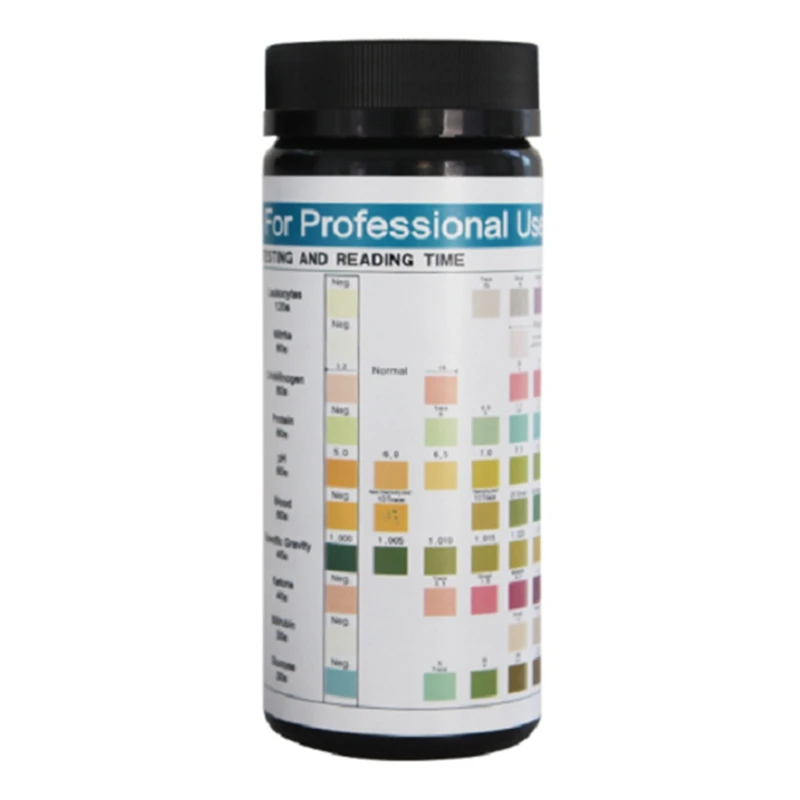 VANSFUL 100 Strips URS-10T Urinalysis Reagent Strips 10 Parameters Urine Test Strip Leukocytes Nitrite Urobilinogen Protein PH
VANSFUL 100 Strips URS-10T Urinalysis Reagent Strips 10 Parameters Urine Test Strip Leukocytes Nitrite Urobilinogen Protein PH