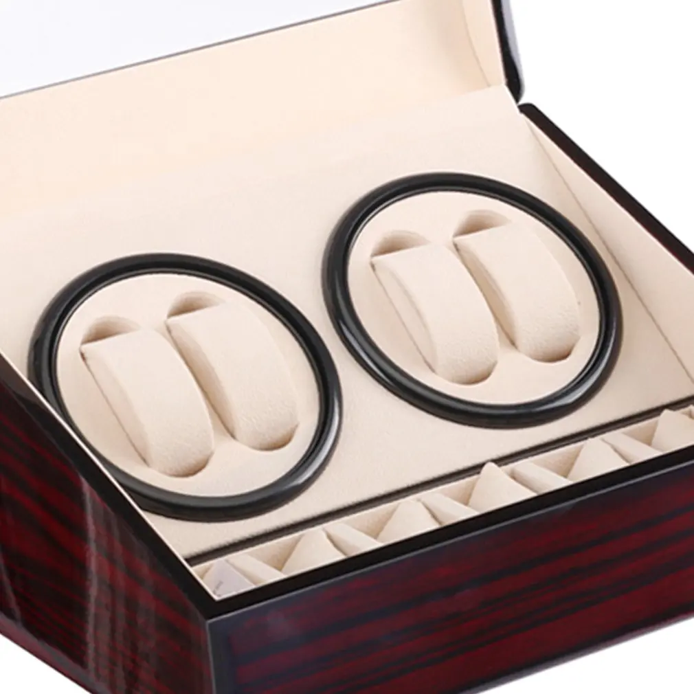 Auto Wooden Watch Winder Watch Storage Box Winder Case Transparent Cover Wristwatch Box Single/Double Head Motor US/EU/AU Plug
Auto Wooden Watch Winder Watch Storage Box Winder Case Transparent Cover Wristwatch Box Single/Double Head Motor US/EU/AU Plug