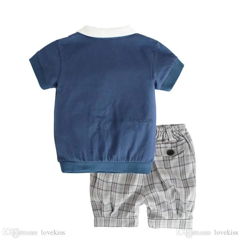 Baby Clothing Sets Boys Suit Infant Outfits Summer Cotton Short Sleeve Ties T-shirts Tops Shorts Pants 2Pcs Toddler Clothes
Baby Clothing Sets Boys Suit Infant Outfits Summer Cotton Short Sleeve Ties T-shirts Tops Shorts Pants 2Pcs Toddler Clothes