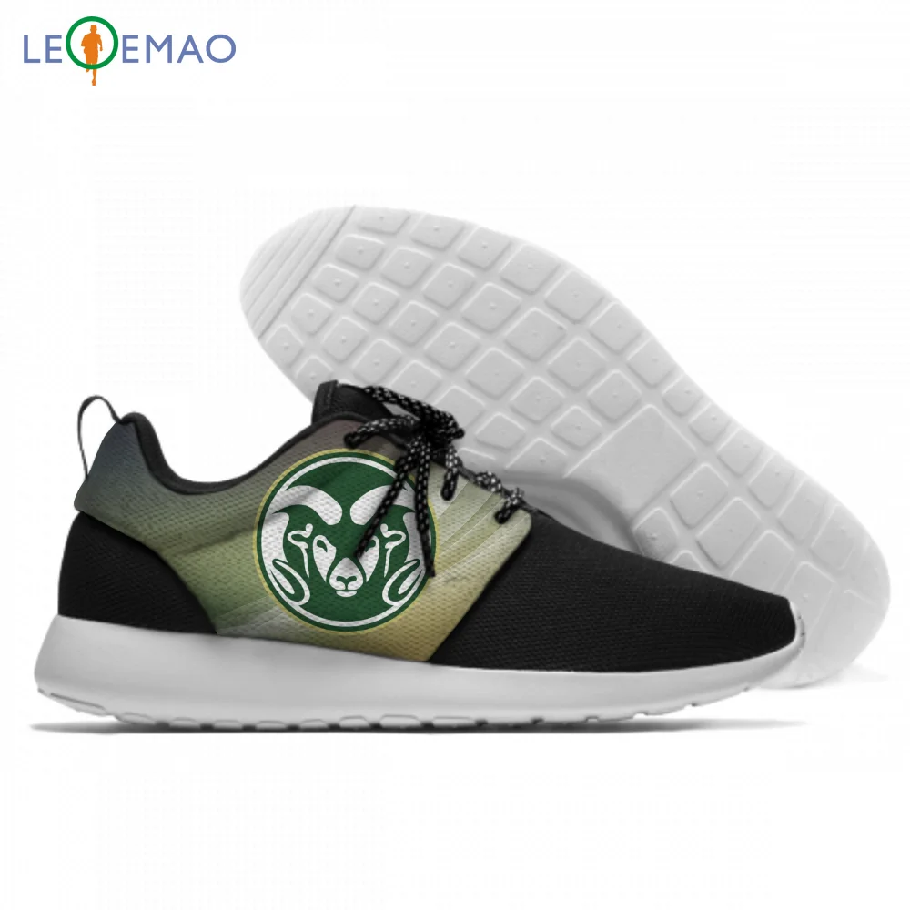 

Personality Running Shoes Colorado State Hot Printing Rams Unisex Lightweight Walking Lace-Up Gym Casual Sneaker
