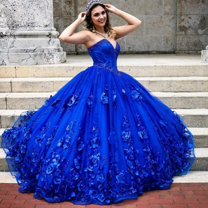 2021 Королевское синее платье для Quinceanera Золушка с оберточными цветами 3D Цветы аппликация жемчугом бальное платье на шнуровке милое платье 16 ...
2021 Королевское синее платье для Quinceanera Золушка с оберточными цветами 3D Цветы аппликация жемчугом бальное платье на шнуровке милое платье 16 ...