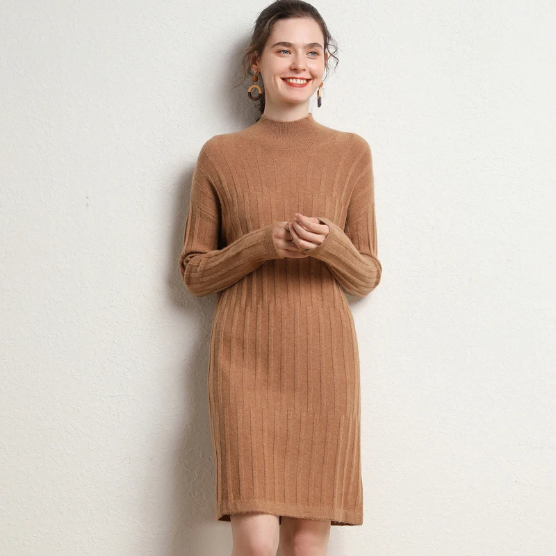 New Autumn and Winter Cashmere Sweater Women High-Collar Elasticity Pullover Large Size Knitted Shirt Long-Sleeved Girl Clothes
New Autumn and Winter Cashmere Sweater Women High-Collar Elasticity Pullover Large Size Knitted Shirt Long-Sleeved Girl Clothes
