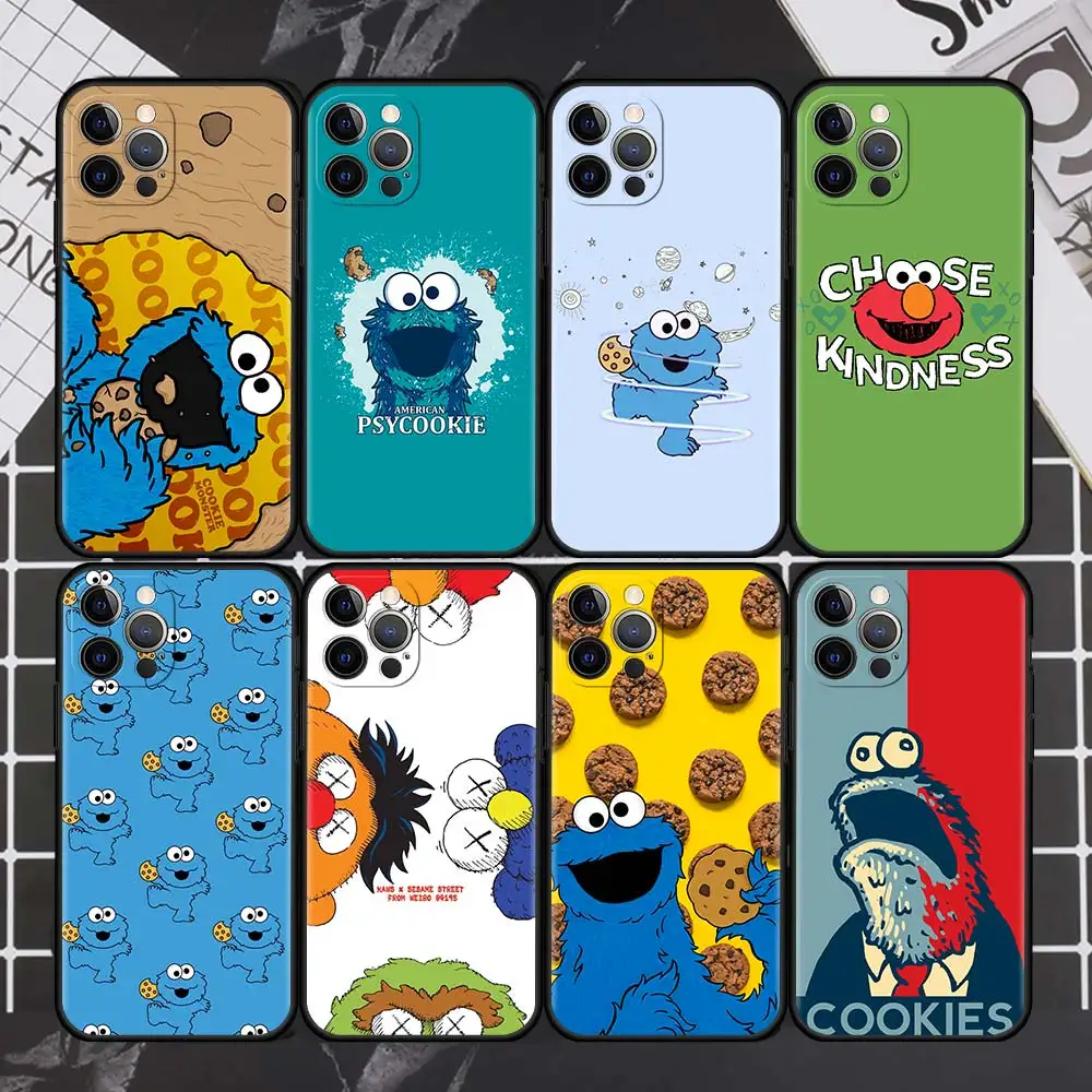 Cute Cookie Monsters Case For Apple iPhone 11 13 12 Pro 7 XR X XS Max 8 6 6S Plus SE 2020 5 5S Black Soft Phone Tampa
Cute Cookie Monsters Case For Apple iPhone 11 13 12 Pro 7 XR X XS Max 8 6 6S Plus SE 2020 5 5S Black Soft Phone Tampa