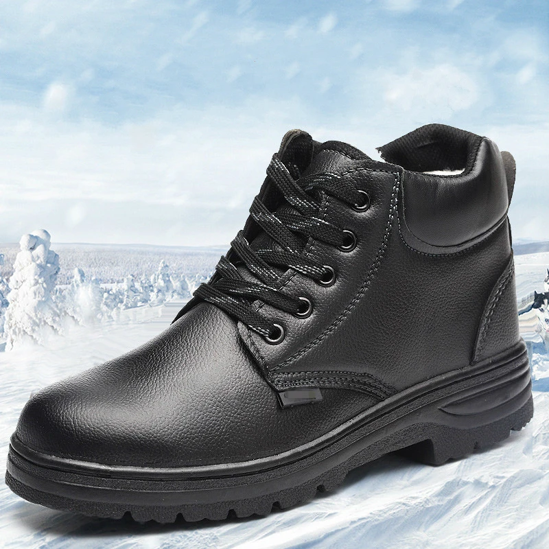 men fashion big size steel toe cap working safety boots worker winter snow ankle boot warm cotton soft leather security shoes
men fashion big size steel toe cap working safety boots worker winter snow ankle boot warm cotton soft leather security shoes