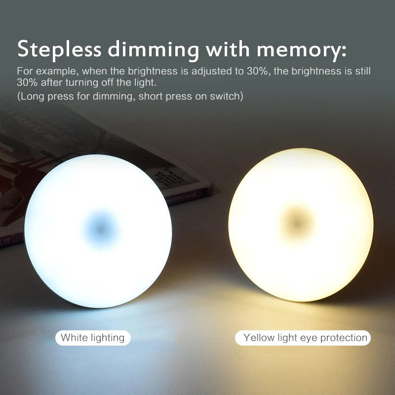 LED Motion Sensor Night Light USB Rechargeable Bedroom Wall Lamp Stairs Intelligent Body Light Sensor Lamp Home Energy-Saving
LED Motion Sensor Night Light USB Rechargeable Bedroom Wall Lamp Stairs Intelligent Body Light Sensor Lamp Home Energy-Saving