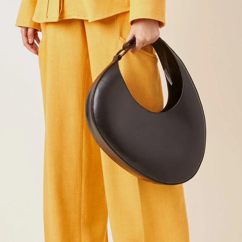 Luxury Leather Handbags Women Crescent Shape Bag Personality Large Capacity Underarm Bag 2021 Fashion Shoulder Famous Brands Bag
Luxury Leather Handbags Women Crescent Shape Bag Personality Large Capacity Underarm Bag 2021 Fashion Shoulder Famous Brands Bag