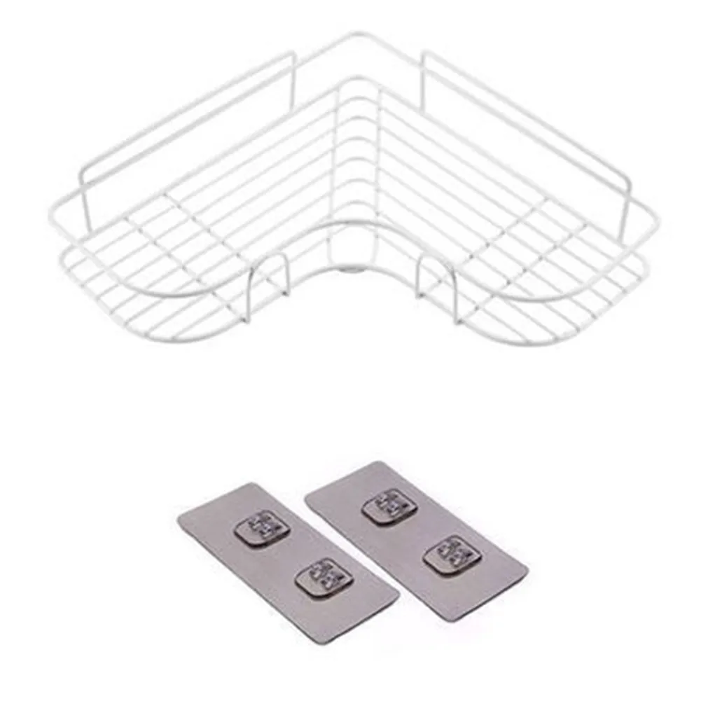 1 Pcs Non Perforated Bathroom Storage Rack Toilet Washstand Triangular Storage Rack Kitchen Seasoning Rack Corner Rack
1 Pcs Non Perforated Bathroom Storage Rack Toilet Washstand Triangular Storage Rack Kitchen Seasoning Rack Corner Rack