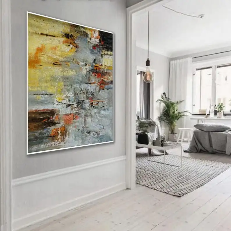 Hand Made Oil Painting Texture Wall Art Painting Modern Living Room Contemporary Artwork Large Abstract Office on Canvas Art
Hand Made Oil Painting Texture Wall Art Painting Modern Living Room Contemporary Artwork Large Abstract Office on Canvas Art