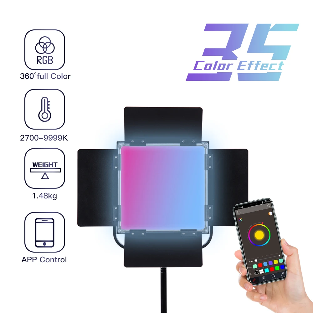 DigitalFoto HTZ-50 50 Вт портативная Светодиодная панель RGB Освещение для видеосъемки студийное освещение с управлением через приложение работает с ...
DigitalFoto HTZ-50 50 Вт портативная Светодиодная панель RGB Освещение для видеосъемки студийное освещение с управлением через приложение работает с ...