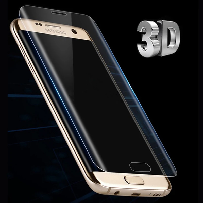 Для Samsung Galaxy S20 Ultra S10 Plus S10e S9 + S7 Edge S6 S8 3D изогнутая Защитная пленка для экрана Pet