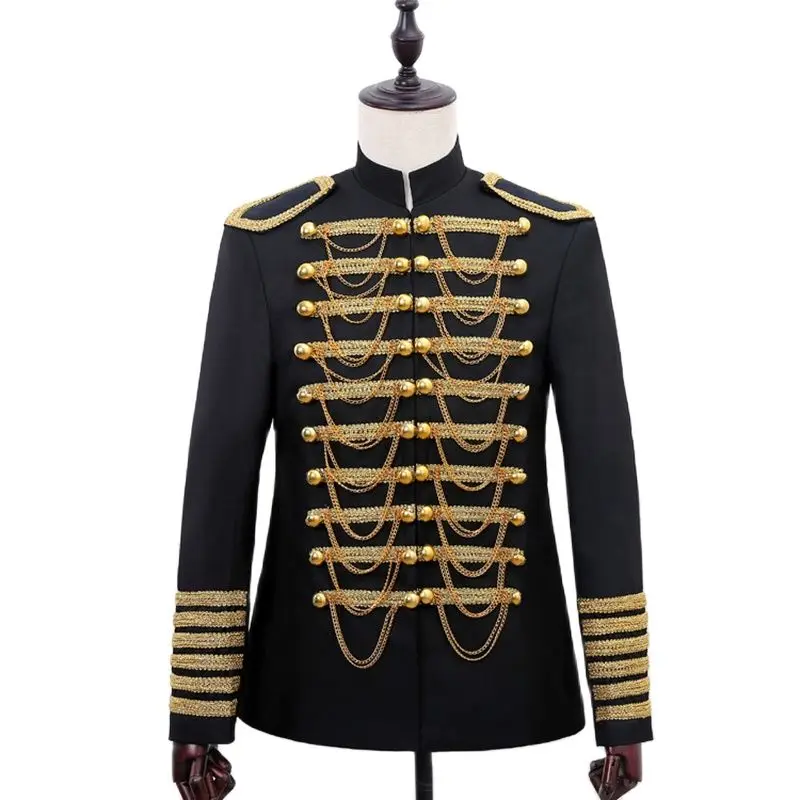 2021 Red Black Men Blazer Stage Costumes For Stage Singers Performance Suit Men Embroidery Blazer Masculino 4XL Plus Size
2021 Red Black Men Blazer Stage Costumes For Stage Singers Performance Suit Men Embroidery Blazer Masculino 4XL Plus Size