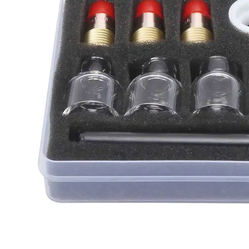 Wielding tip Soldering iron tip Welding Torch Accessories Kit Welder Glass Brass Consumables for WP-17/18/26 Tool Soldering
Wielding tip Soldering iron tip Welding Torch Accessories Kit Welder Glass Brass Consumables for WP-17/18/26 Tool Soldering