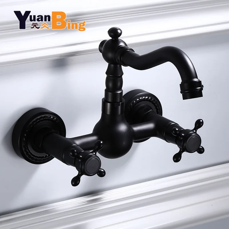 Brass Classical style ktichen Faucet Wall Mounted Bathroom basin Faucet mixer Kitchen faucet
Brass Classical style ktichen Faucet Wall Mounted Bathroom basin Faucet mixer Kitchen faucet