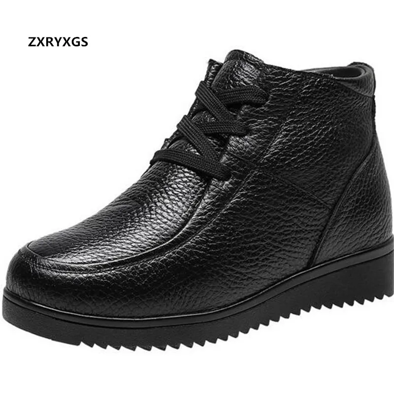 Promotion Top Cowhide Wool Boots Winter Snow Shoes Flat Non-slip Large Size Real Leather Casual Boots Snow Boots Woman's Boots
Promotion Top Cowhide Wool Boots Winter Snow Shoes Flat Non-slip Large Size Real Leather Casual Boots Snow Boots Woman's Boots