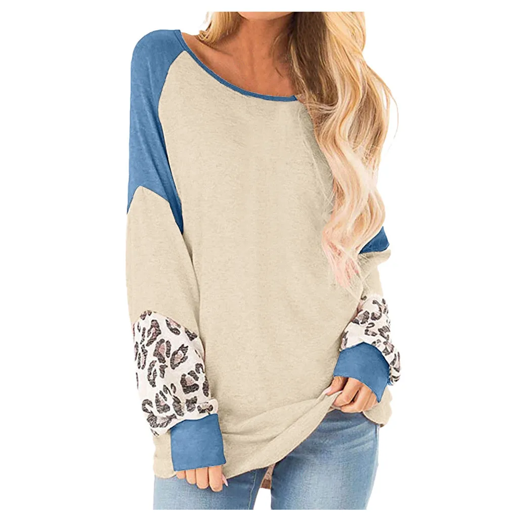 Lartern Sleeve Tshirts Women Casual Leopard Printing Long Sleeve Top Women's Shirt Autumn Winter Fashion T Shirt Ropa Mujer
Lartern Sleeve Tshirts Women Casual Leopard Printing Long Sleeve Top Women's Shirt Autumn Winter Fashion T Shirt Ropa Mujer