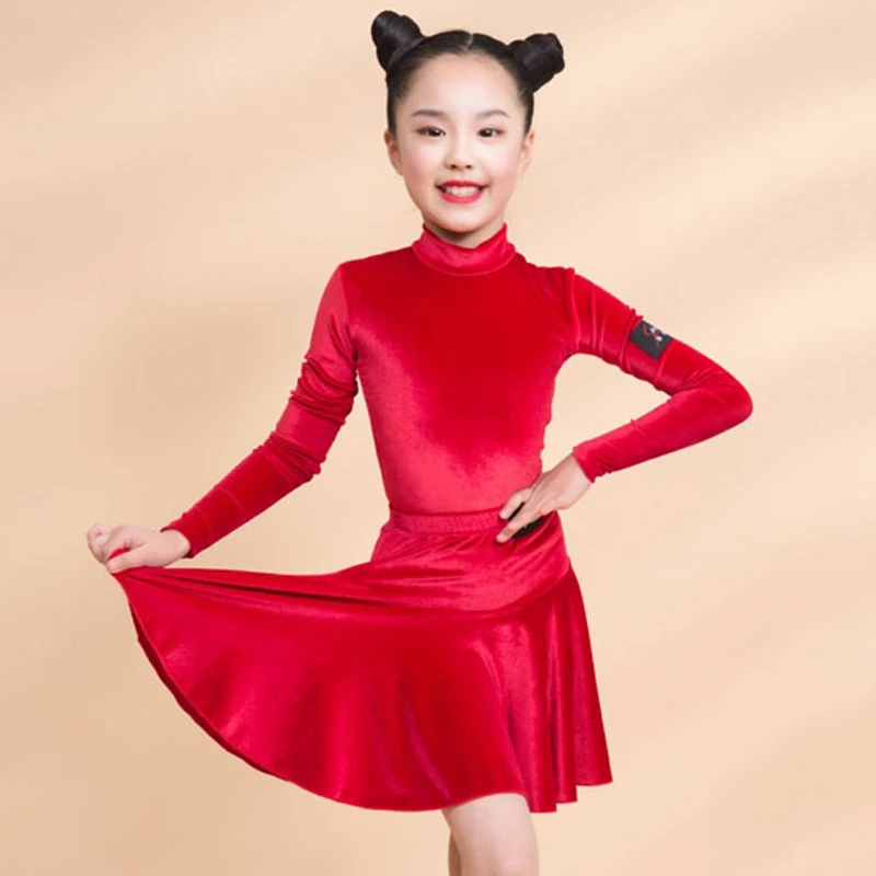 Latin Dance Costumes Suits Velvet Long Sleeve Performance Clothes Girls Latin Dance Dress One-Piece Tops Skirts Outfit DNV14342
Latin Dance Costumes Suits Velvet Long Sleeve Performance Clothes Girls Latin Dance Dress One-Piece Tops Skirts Outfit DNV14342