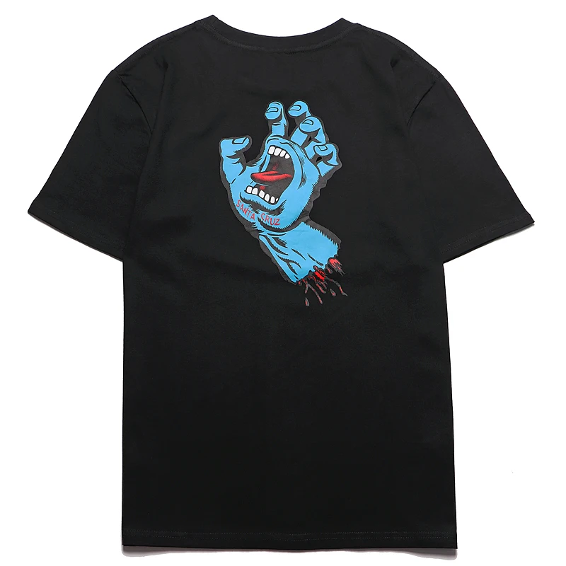 Ghost Hand Printed Skateboard Short Sleeve Men and Women Couple Loose T-shirt High Street Hip Hop
Ghost Hand Printed Skateboard Short Sleeve Men and Women Couple Loose T-shirt High Street Hip Hop