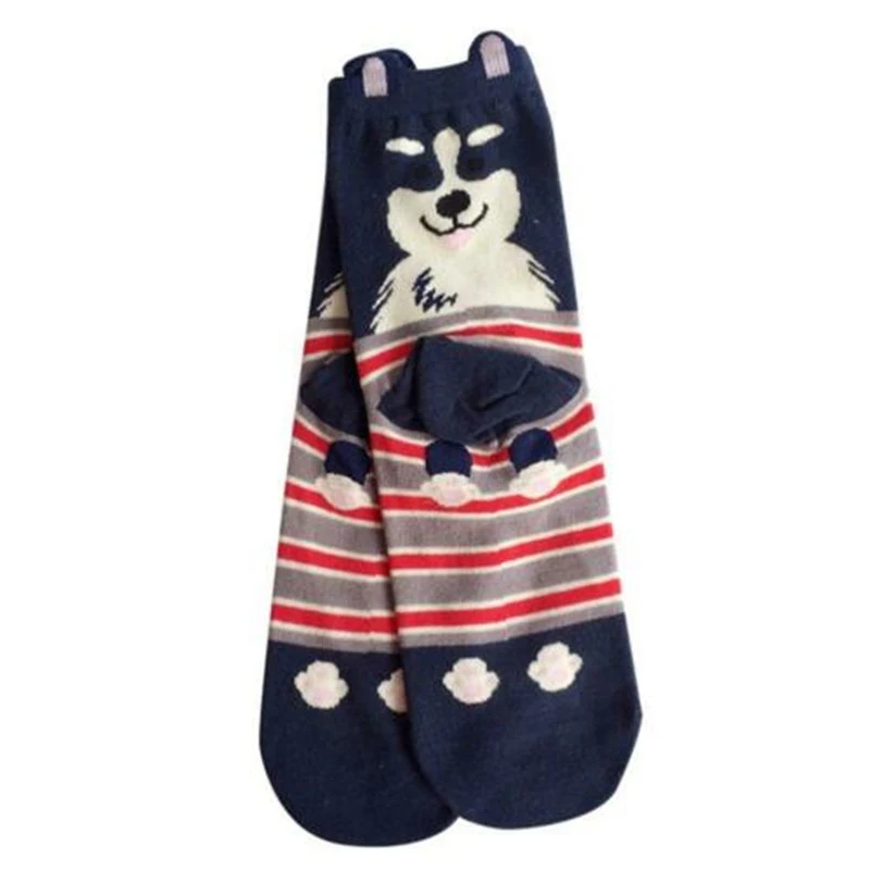 5 Pairs Cotton Soft Cartoon Cute Dog Striped Mid-calf Socks for Women Girls
5 Pairs Cotton Soft Cartoon Cute Dog Striped Mid-calf Socks for Women Girls