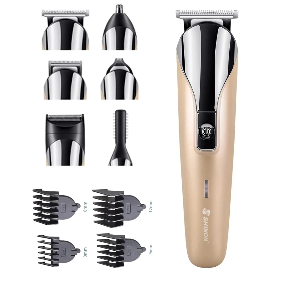 Hair Trimmer For Men 6 In 1 Hair Clipper Professional Set Electric Shaver Beard Trimmer Hair Cutting Machine Grooming Kit
Hair Trimmer For Men 6 In 1 Hair Clipper Professional Set Electric Shaver Beard Trimmer Hair Cutting Machine Grooming Kit