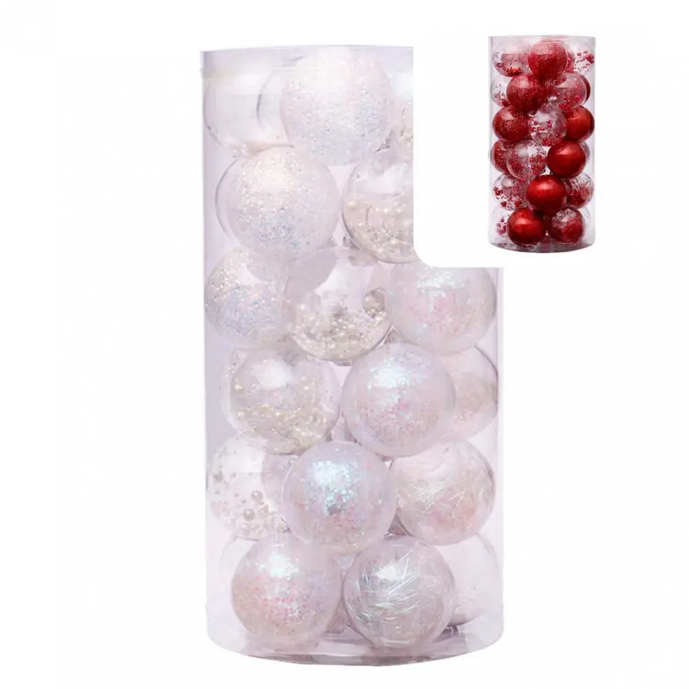 Practical 24Pcs Great Hanging Decorative Glitter Balls Decor Portable Glitter Baubles Shatterproof for Home 
Practical 24Pcs Great Hanging Decorative Glitter Balls Decor Portable Glitter Baubles Shatterproof for Home