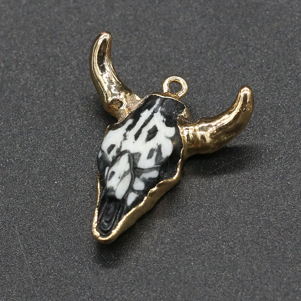 Natural Ox Head Shape Acrylic Pendant High Quality for Charms Jewelry Making Indian Tribe Pendant Necklace gift
Natural Ox Head Shape Acrylic Pendant High Quality for Charms Jewelry Making Indian Tribe Pendant Necklace gift