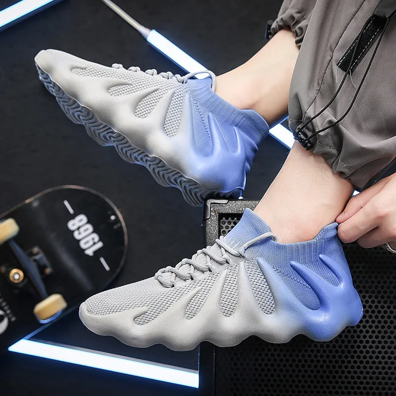 2021 men's new trend steamed buns gradient casual sneakers breathable flying woven non-slip eight-claw sole men's shoes
2021 men's new trend steamed buns gradient casual sneakers breathable flying woven non-slip eight-claw sole men's shoes