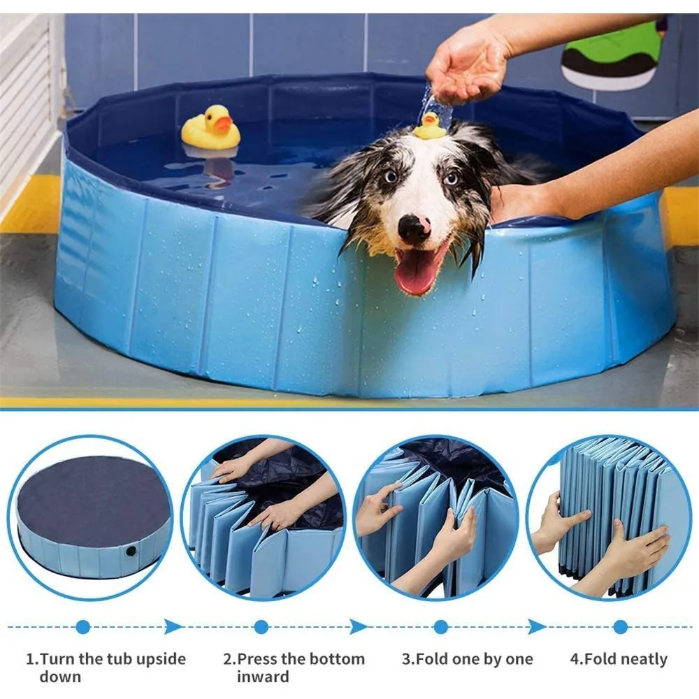 2021 New Pet Dog Cat Swimming Pool Foldable PVC Washing Pond Large Size Dog Tub Bed For Small Dogs Swimming Tub Summer Pet Pool
2021 New Pet Dog Cat Swimming Pool Foldable PVC Washing Pond Large Size Dog Tub Bed For Small Dogs Swimming Tub Summer Pet Pool