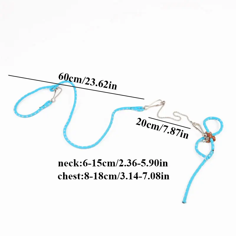 Hamster Adjustable Soft Harness Leash Anti-Bite Training Rope Outdoor Bird Parrot Mouse Ferrets Rat Small Pet Pig Lead Strap 
Hamster Adjustable Soft Harness Leash Anti-Bite Training Rope Outdoor Bird Parrot Mouse Ferrets Rat Small Pet Pig Lead Strap
