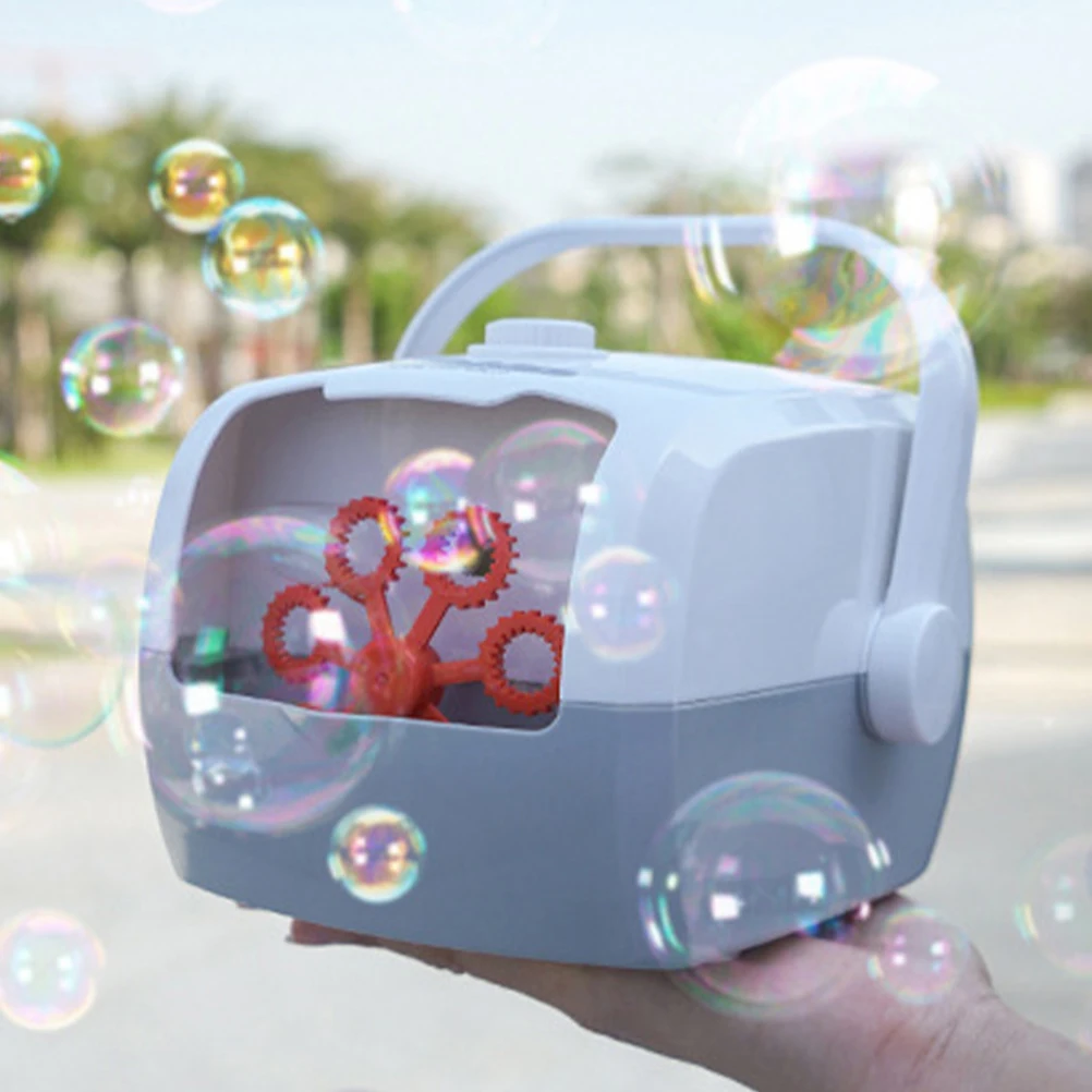 Portable electric fun soap bubble toy cleaning tool children baby outdoor toy Christmas gift automatic bubble machine
Portable electric fun soap bubble toy cleaning tool children baby outdoor toy Christmas gift automatic bubble machine