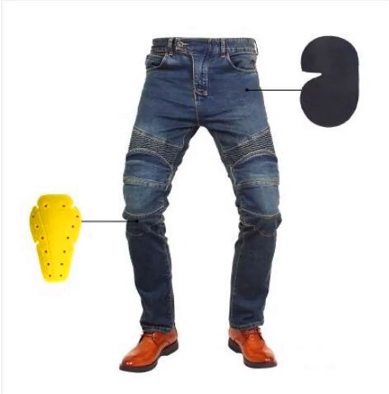 European and American cycling motorcycle men's cross-country leisure outdoor riding jeans with protective equipment knee pads
European and American cycling motorcycle men's cross-country leisure outdoor riding jeans with protective equipment knee pads