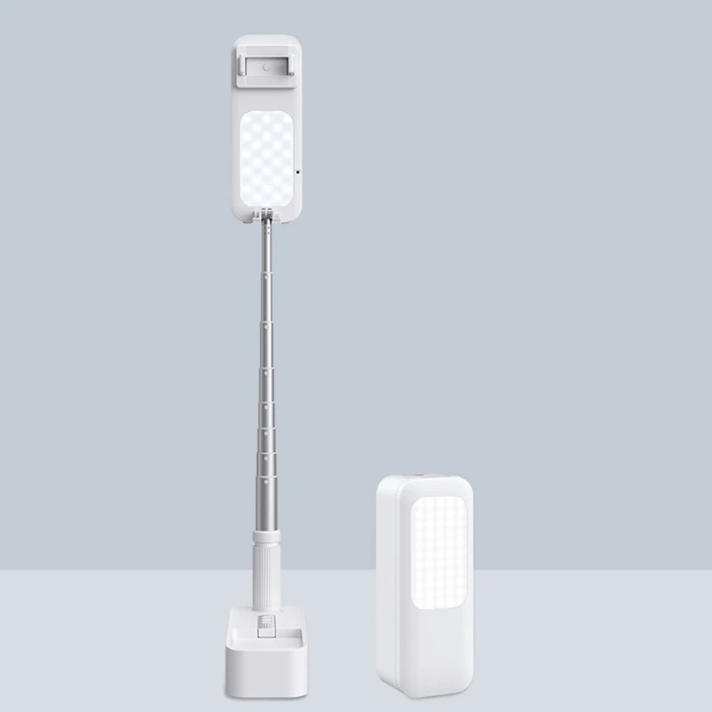 28GE Portable Multifunction Phone Holder Stand For Makeup Youtube Live Wireless Dimmable Phone Holder For Makeup Fill In Lamp
28GE Portable Multifunction Phone Holder Stand For Makeup Youtube Live Wireless Dimmable Phone Holder For Makeup Fill In Lamp