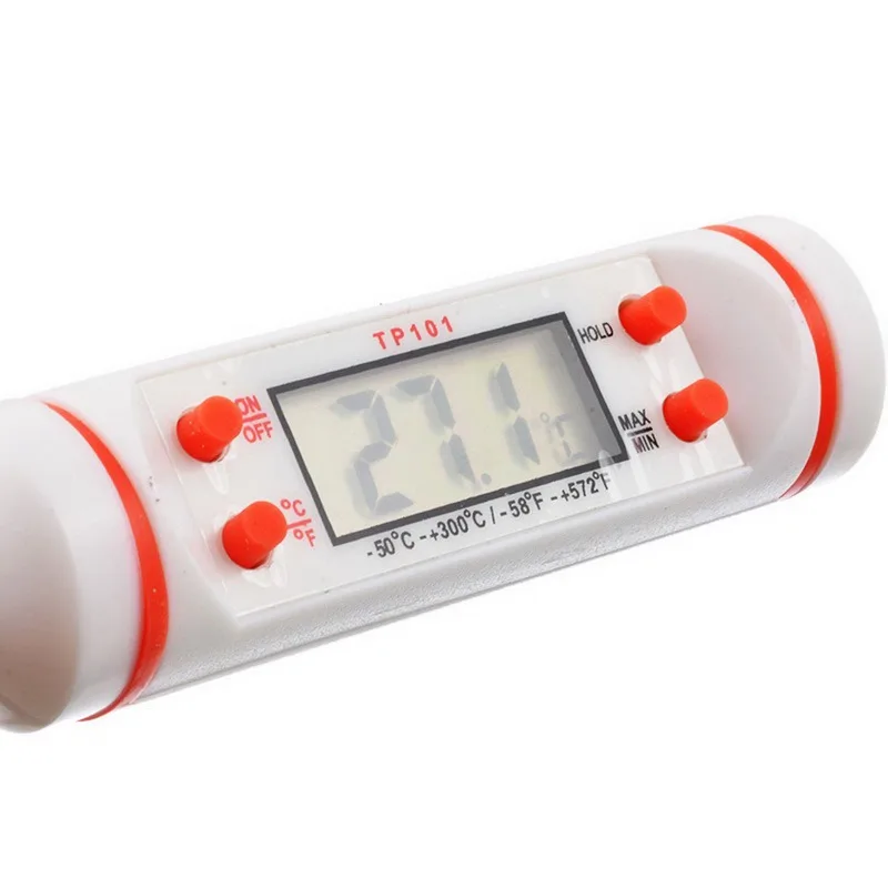 Digital Meat Thermometer Oil Thermometer Instant Read Meat Thermometer Temperature Gauge with Long Probe Kitchen BBQ Milk
Digital Meat Thermometer Oil Thermometer Instant Read Meat Thermometer Temperature Gauge with Long Probe Kitchen BBQ Milk