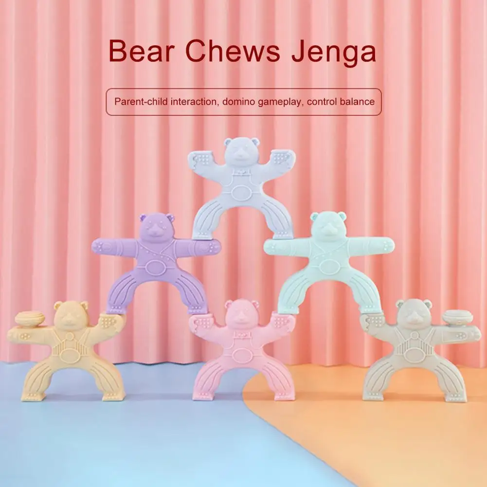 6Pcs Silicone Teethers Cartoon Shape Balance Training Food Grade Material Kids Soft Teether Blocks Preschool Toy
6Pcs Silicone Teethers Cartoon Shape Balance Training Food Grade Material Kids Soft Teether Blocks Preschool Toy