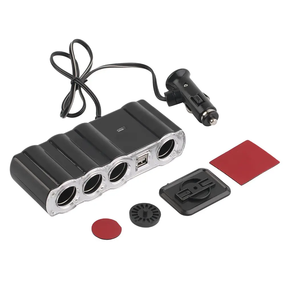 12V - 24V 4 Way Multi Socket Car Charger Vehicle Auto Car Cigarette Lighter Socket Splitter & Dual USB Ports Plug Adapter
12V - 24V 4 Way Multi Socket Car Charger Vehicle Auto Car Cigarette Lighter Socket Splitter & Dual USB Ports Plug Adapter