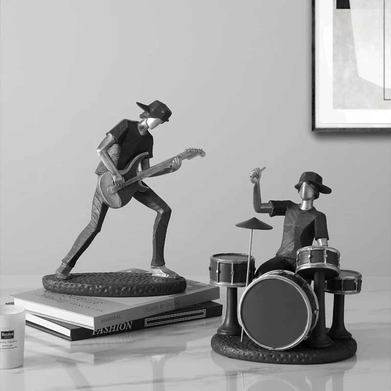 Rock Band Home Decor Creative Modern Figurine Office TV Cabinet Decor Resin Rock Band Desk Tabletop Decoration Accessories
Rock Band Home Decor Creative Modern Figurine Office TV Cabinet Decor Resin Rock Band Desk Tabletop Decoration Accessories