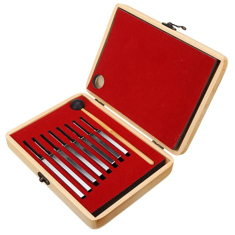8Pcs 256-512HZ Steel Tuning Fork Set Health Physics Vibration Diagnostic + Mallet Vibration Therapy Tools
8Pcs 256-512HZ Steel Tuning Fork Set Health Physics Vibration Diagnostic + Mallet Vibration Therapy Tools