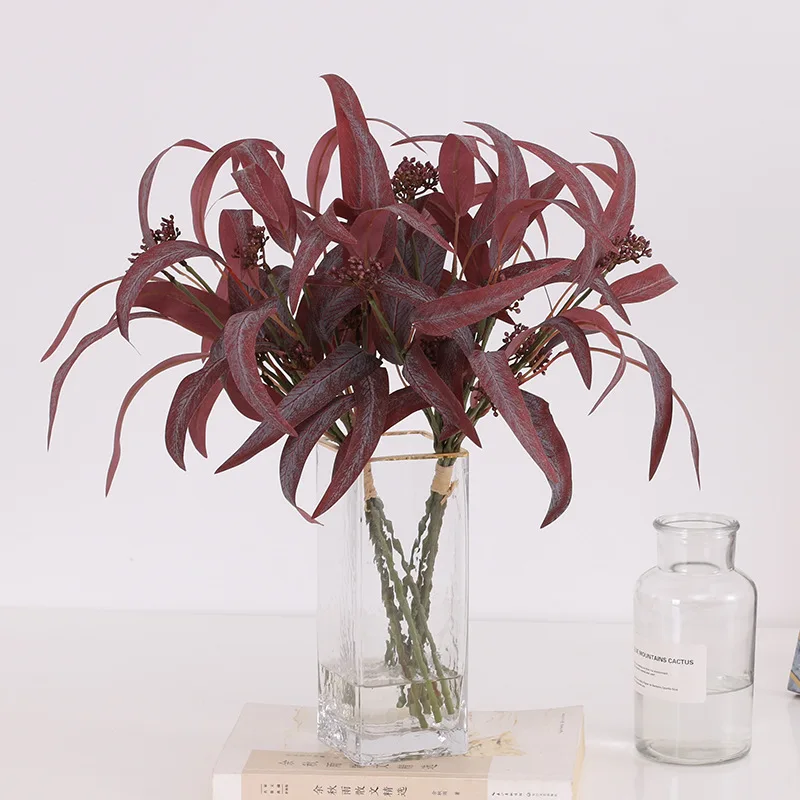 Artificial Plastic Eucalyptus Branch Artificial Flower Bouquet Plant Wedding Holiday Greening Decoration Office Living Room Dec
Artificial Plastic Eucalyptus Branch Artificial Flower Bouquet Plant Wedding Holiday Greening Decoration Office Living Room Dec