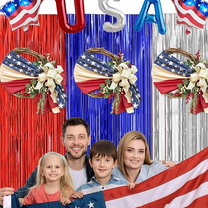 Independence Day Wreath Veterans Day Garland Front Door Decor Wall Ornaments
Independence Day Wreath Veterans Day Garland Front Door Decor Wall Ornaments