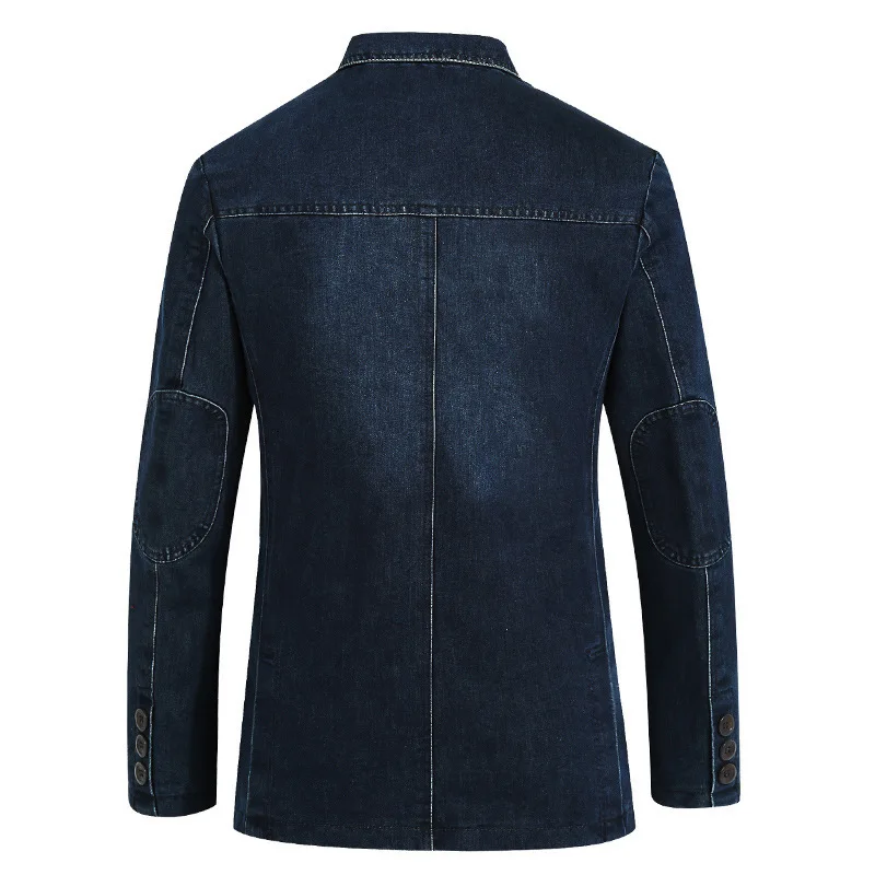 New Mens Denim Blazer Men Fashion Cotton Vintage Suit Jacket 4XL Male Blue Coat Denim Jacket men slim fat Jeans Blazers BG2182
New Mens Denim Blazer Men Fashion Cotton Vintage Suit Jacket 4XL Male Blue Coat Denim Jacket men slim fat Jeans Blazers BG2182