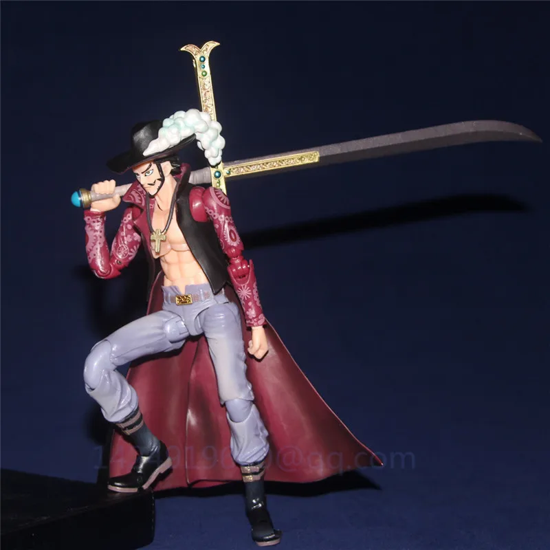 22CM Anime ONE PIECE Dracule Mihawk Strongest Swordsman Battle Ver PVC Action Collectible Model Statue Toy Free Shipping G792
22CM Anime ONE PIECE Dracule Mihawk Strongest Swordsman Battle Ver PVC Action Collectible Model Statue Toy Free Shipping G792