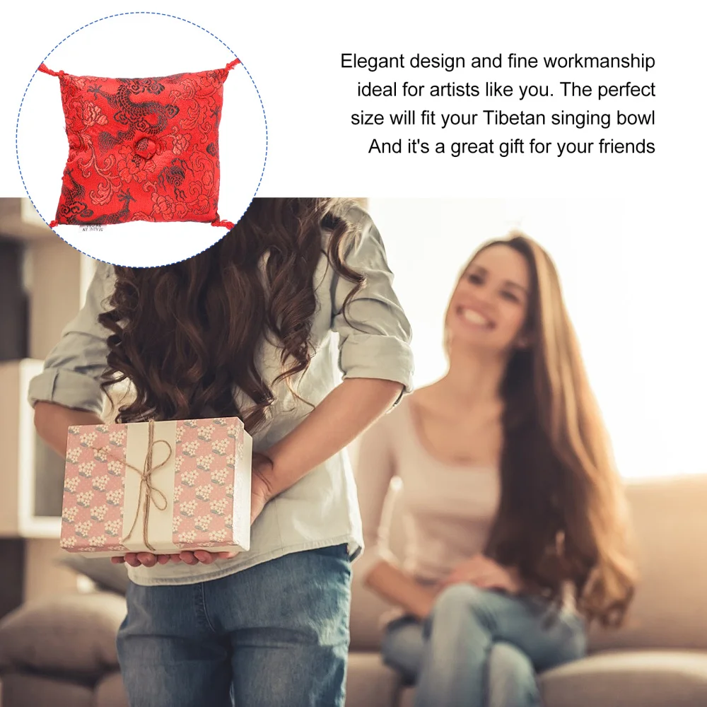 Singing Bowl Mat Tibetan Buddhism Art Craft Decoration for Hall
Singing Bowl Mat Tibetan Buddhism Art Craft Decoration for Hall