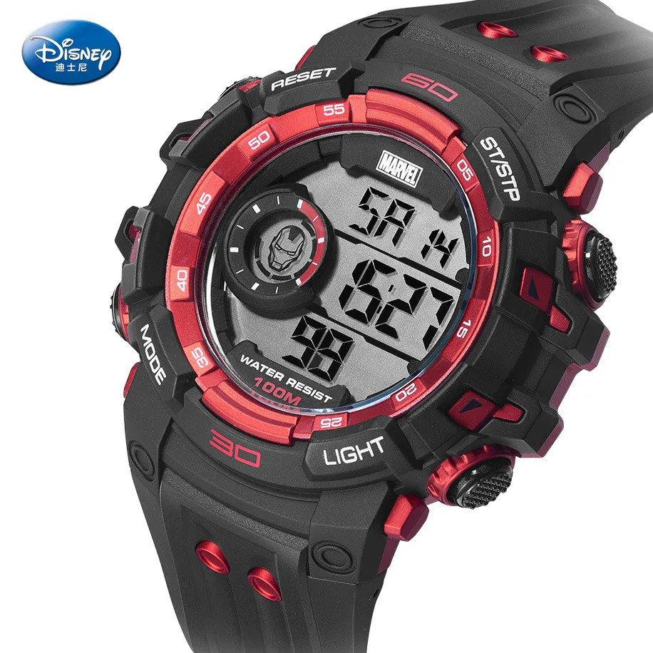 Disney Marvel Iron Man Wristwatch Waterproof Men's Sports Watch Digital Watch Fitness Watch 10Bar Plastic Complete Calendar
Disney Marvel Iron Man Wristwatch Waterproof Men's Sports Watch Digital Watch Fitness Watch 10Bar Plastic Complete Calendar