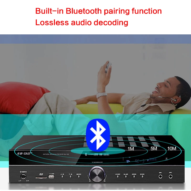 550W High Power 5.1 Power Amplifier Independently Adjustable HIFI Home Theater Subwoofer High Fidelity Bluetooth Amplifier
550W High Power 5.1 Power Amplifier Independently Adjustable HIFI Home Theater Subwoofer High Fidelity Bluetooth Amplifier