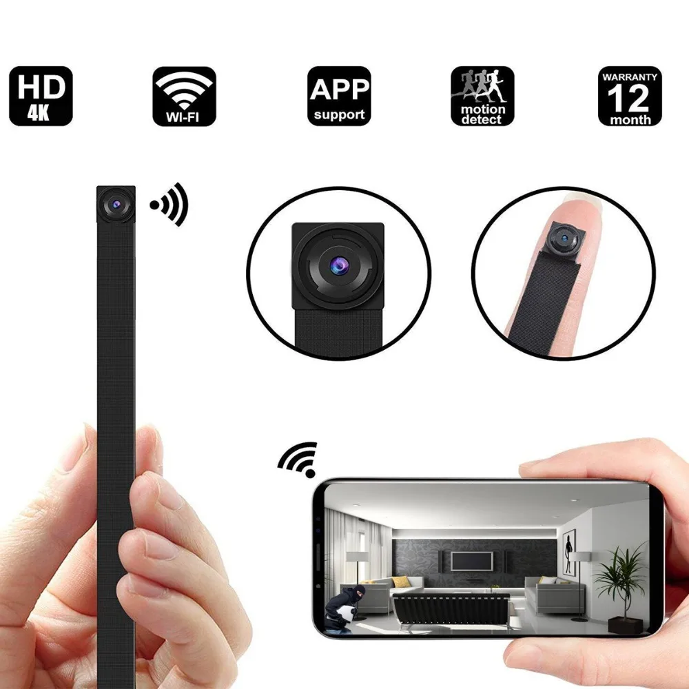 Wi-Fi Full HD 1080P Беспроводная мини-камера ночного видения IP-камера видеокамера Микро
