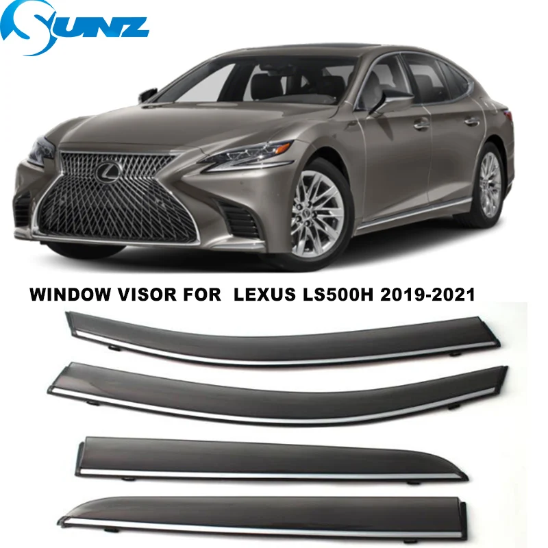 Side Window Deflector For Lexus LS500h 2019 2020 2021 4pcs Chrome Trim Window Visors Sun Rain Deflector Wind Rain Guards SUNZ
Side Window Deflector For Lexus LS500h 2019 2020 2021 4pcs Chrome Trim Window Visors Sun Rain Deflector Wind Rain Guards SUNZ