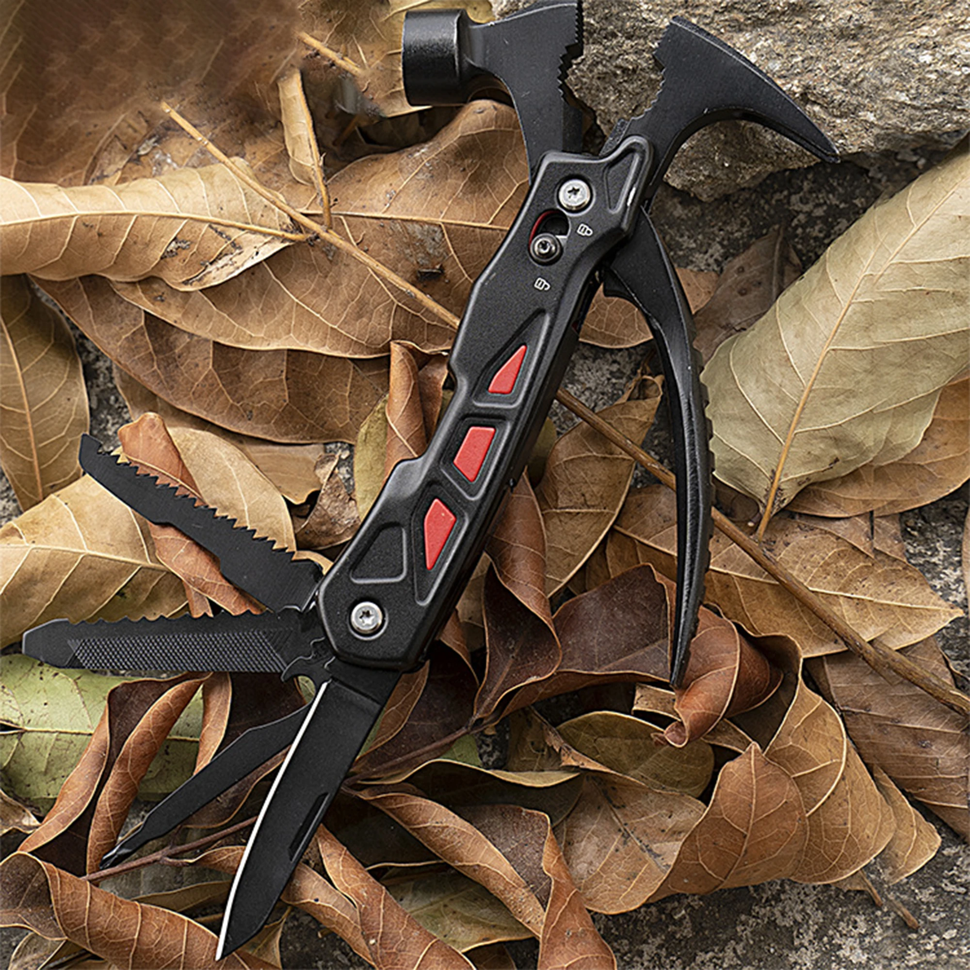 Stainless Steel Multifunctional Claw Hammer Portable Camping Pliers Hammer Survival Outdoor Combination Tool
Stainless Steel Multifunctional Claw Hammer Portable Camping Pliers Hammer Survival Outdoor Combination Tool